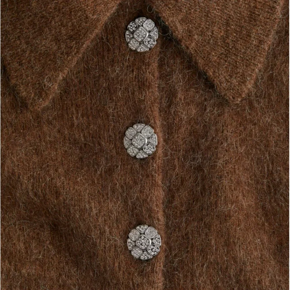 H&M Mohair-Blend Sweater with Collar - Picture 2 of 11